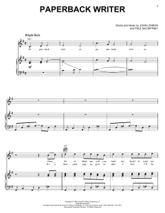 Paperback Writer von The Beatles (Download) 