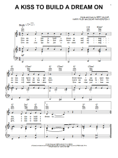 A Kiss To Build A Dream On von Louis Armstrong (Download) 