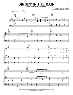 Singin' In The Rain von Arthur Freed (Download) 