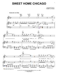 Sweet Home Chicago von Robert Johnson (Download) 