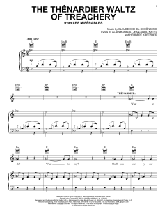 The Thénardier Waltz Of Treachery von Alain Boublil (Download) 