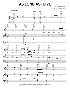 As Long As I Live von Lena Horne (Download) 