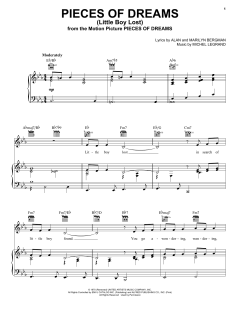 Pieces Of Dreams (Little Boy Lost) von Alan Bergman (Download) 