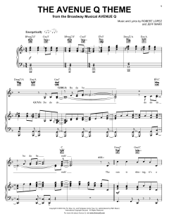 The Avenue Q Theme von Jeff Marx (Download) 