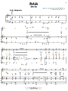 Baia (Bahia) von Ray Gilbert (Download) 