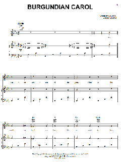 Burgundian Carol von Oscar Brand (Download) 