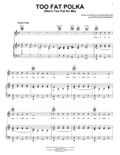 Too Fat Polka (She's Too Fat For Me) von Frankie Yankovic (Download) 