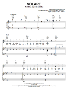 Volare (Nel Blu, Dipinto Di Blu) von Dean Martin (Download) 