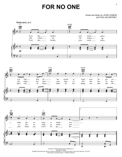 For No One von The Beatles (Download) 