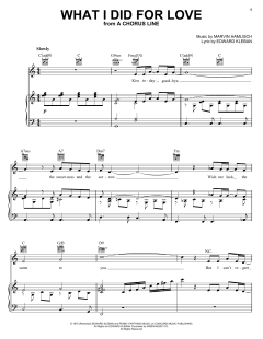 What I Did For Love von Marvin Hamlisch (Download) 