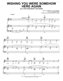 Wishing You Were Somehow Here Again von Andrew Lloyd Webber (Download) 