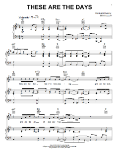 These Are The Days von Jamie Cullum (Download) 