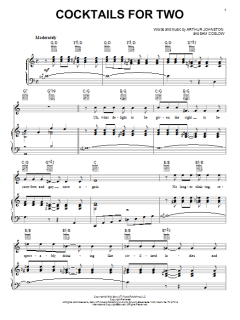 Cocktails For Two von Art Tatum (Download) 
