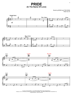 Pride (In The Name Of Love) von U2 (Download) 