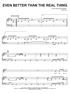Even Better Than The Real Thing von U2 (Download) 