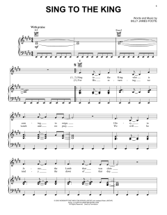 Sing To The King von Billy Foote (Download) 