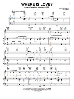 Where Is Love? von Lionel Bart (Download) 