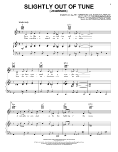 Slightly Out Of Tune (Desafinado) von Ray Charles (Download) 