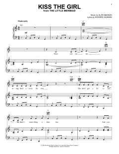 Kiss The Girl von Alan Menken (Download) 