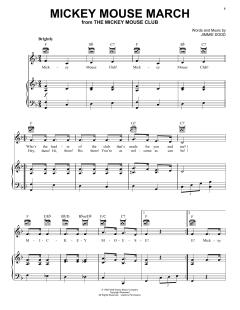 Mickey Mouse March von Ilene Woods (Download) 