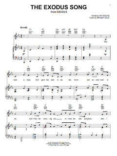 The Exodus Song von Pat Boone (Download) 