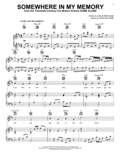 Somewhere In My Memory von Leslie Bricusse (Download) 