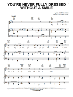 You're Never Fully Dressed Without A Smile von Martin Charnin (Download) 