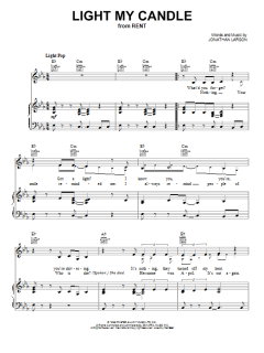 Light My Candle von Jonathan Larson (Download) 