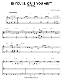 Is You Is, Or Is You Ain't (Ma' Baby) von Diana Krall (Download) 