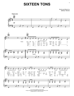 Sixteen Tons von Merle Travis (Download) 