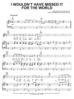 I Wouldn't Have Missed It For The World von Ronnie Milsap (Download) 