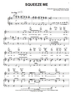 Squeeze Me von Bessie Smith (Download) 