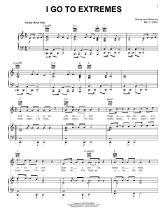 I Go To Extremes von Billy Joel (Download) 