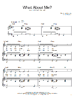 What About Me? von Leslie Bricusse (Download) 