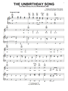 The Unbirthday Song von Al Hoffman (Download) 