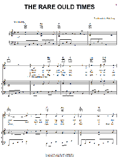The Rare Ould Times von Irish Folksong (Download) 