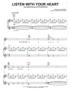 Listen With Your Heart von Alan Menken (Download) 