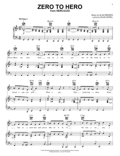 Zero To Hero von Alan Menken (Download) 
