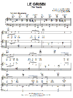 Le Grisbi (The Touch) von Norman Gimbel (Download) 
