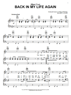 (Want You) Back In My Life Again von Kerry Chater (Download) 