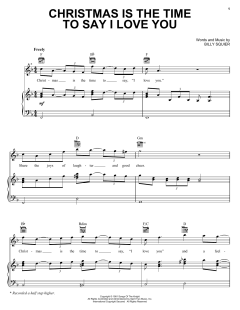 Christmas Is The Time To Say I Love You von Billy Squier (Download) 