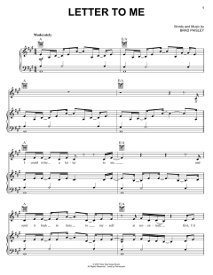 Letter To Me von Brad Paisley (Download) 