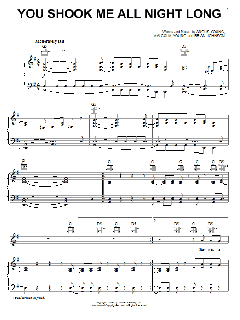 You Shook Me All Night Long von Brian Johnson (Download) 