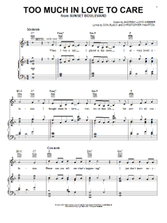 Too Much In Love To Care von Andrew Lloyd Webber (Download) 