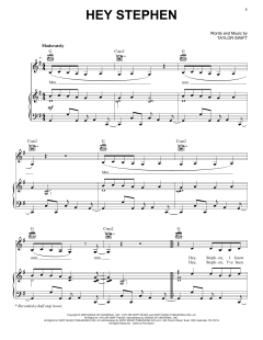 Hey Stephen von Taylor Swift (Download) 