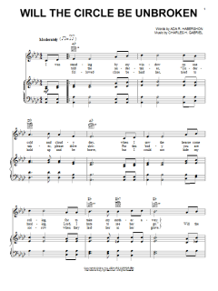 Will The Circle Be Unbroken von Ada R. Habershon (Download) 