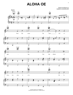 Aloha Oe von Queen Liliuokalani (Download) 