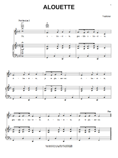 Alouette von Traditional (Download) 