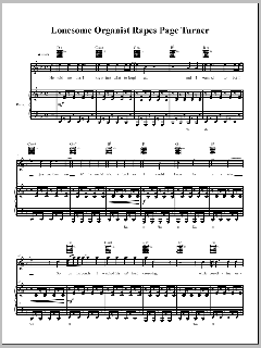 Lonesome Organist Rapes Page-Turner von The Dresden Dolls (Download) 