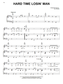 Hard Time Losin' Man von Jim Croce (Download) 